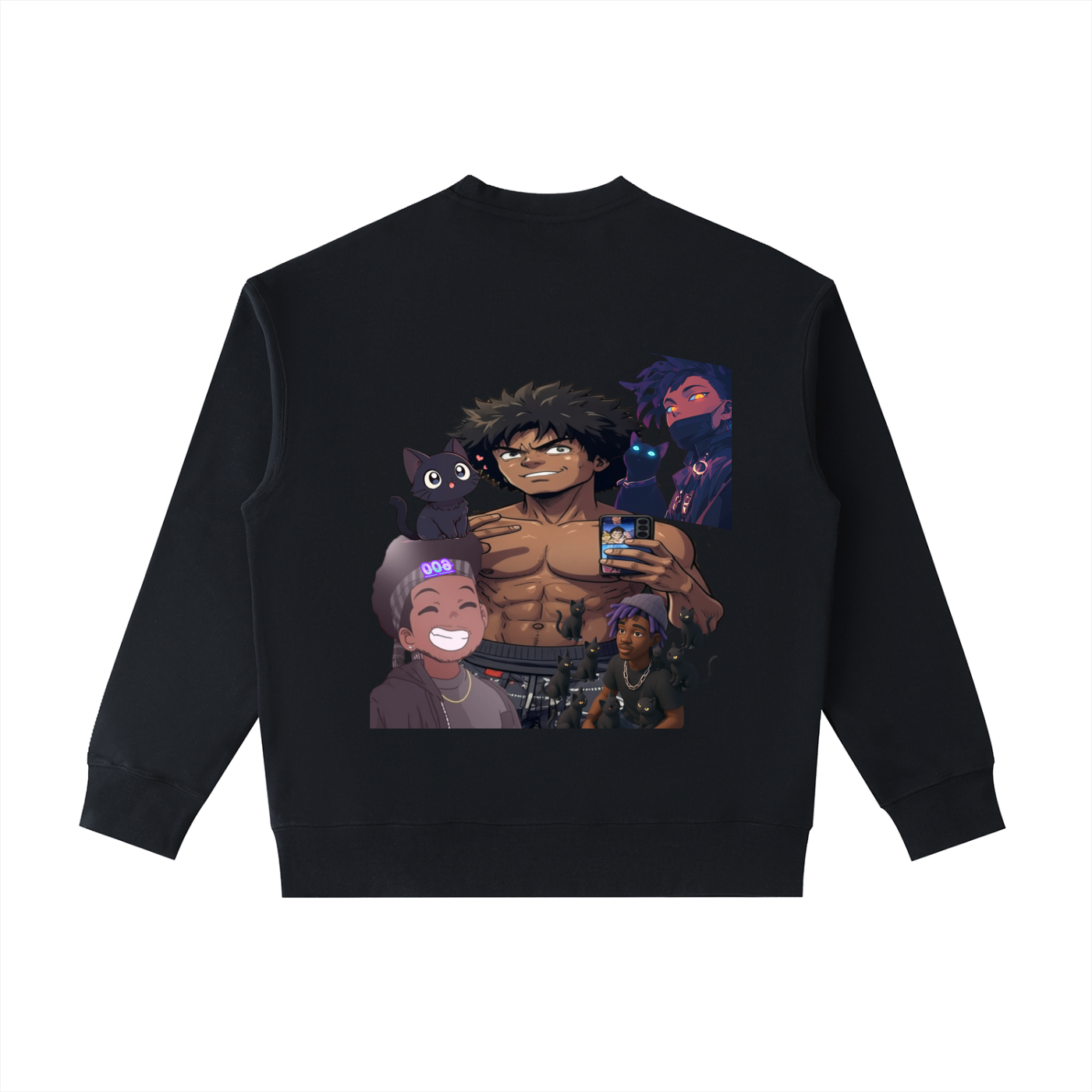 Heavyweight Patch Pocket Crewneck Sweatshirt