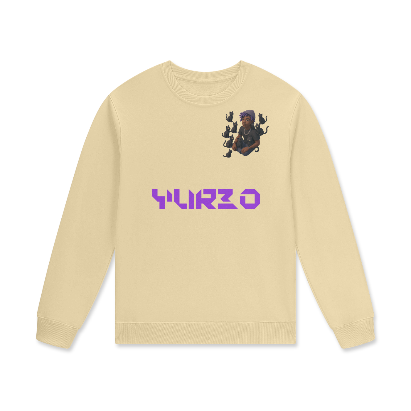 Streetwear Unisex Cotton Pullover