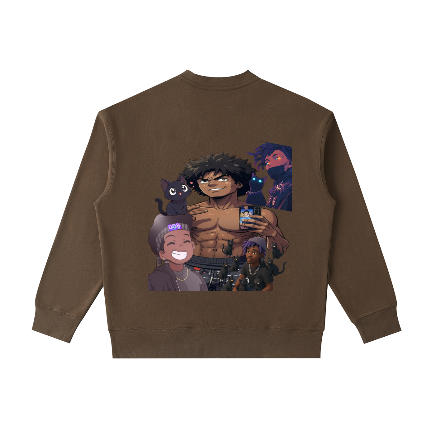 Heavyweight Patch Pocket Crewneck Sweatshirt