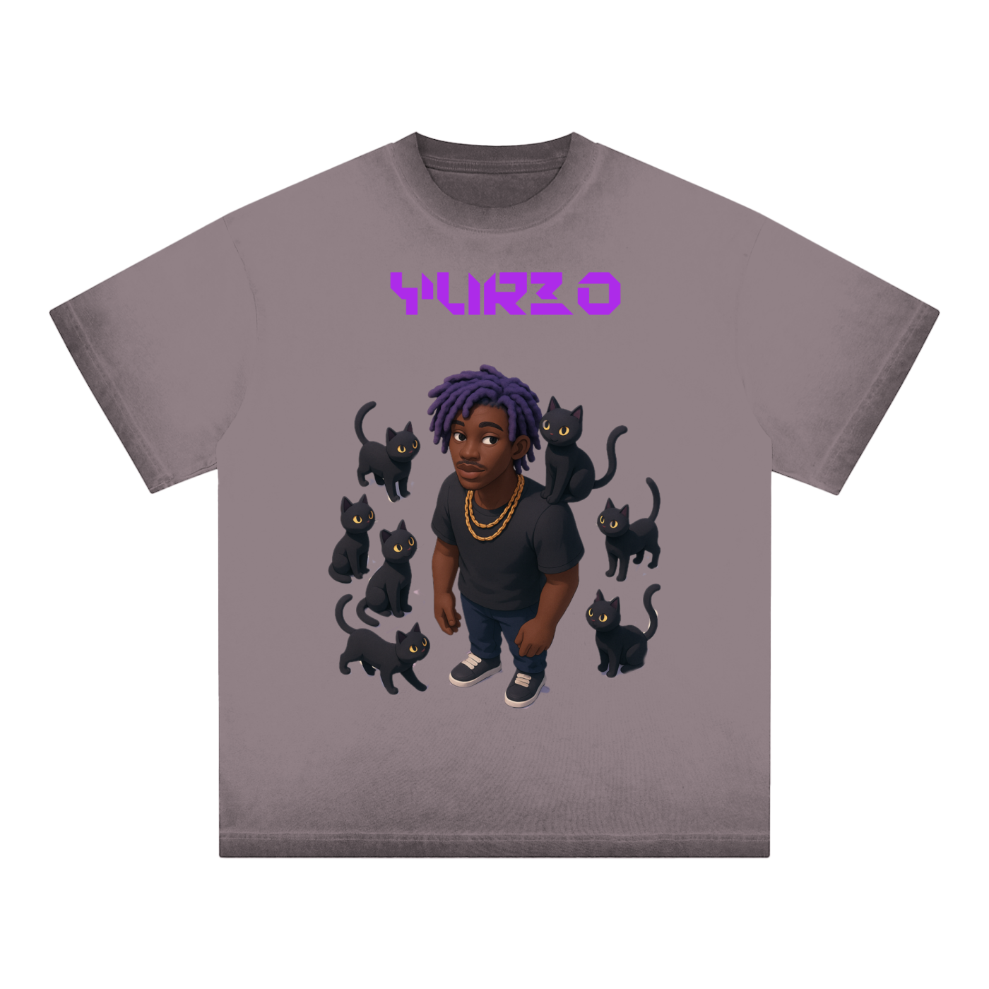 Reverse Dyed Loose Cotton T-Shirt