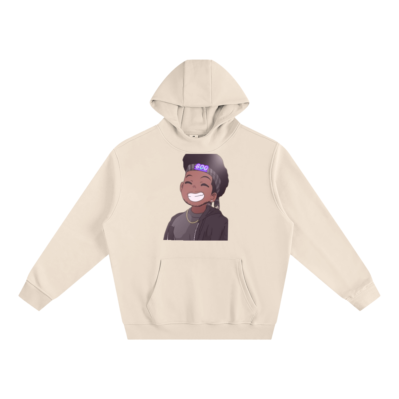 Fleeced High Neck Hoodie