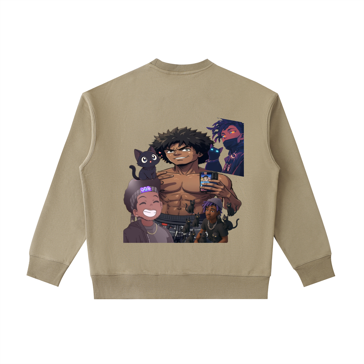 Heavyweight Patch Pocket Crewneck Sweatshirt