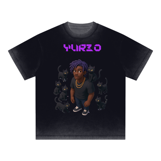 Reverse Dyed Loose Cotton T-Shirt