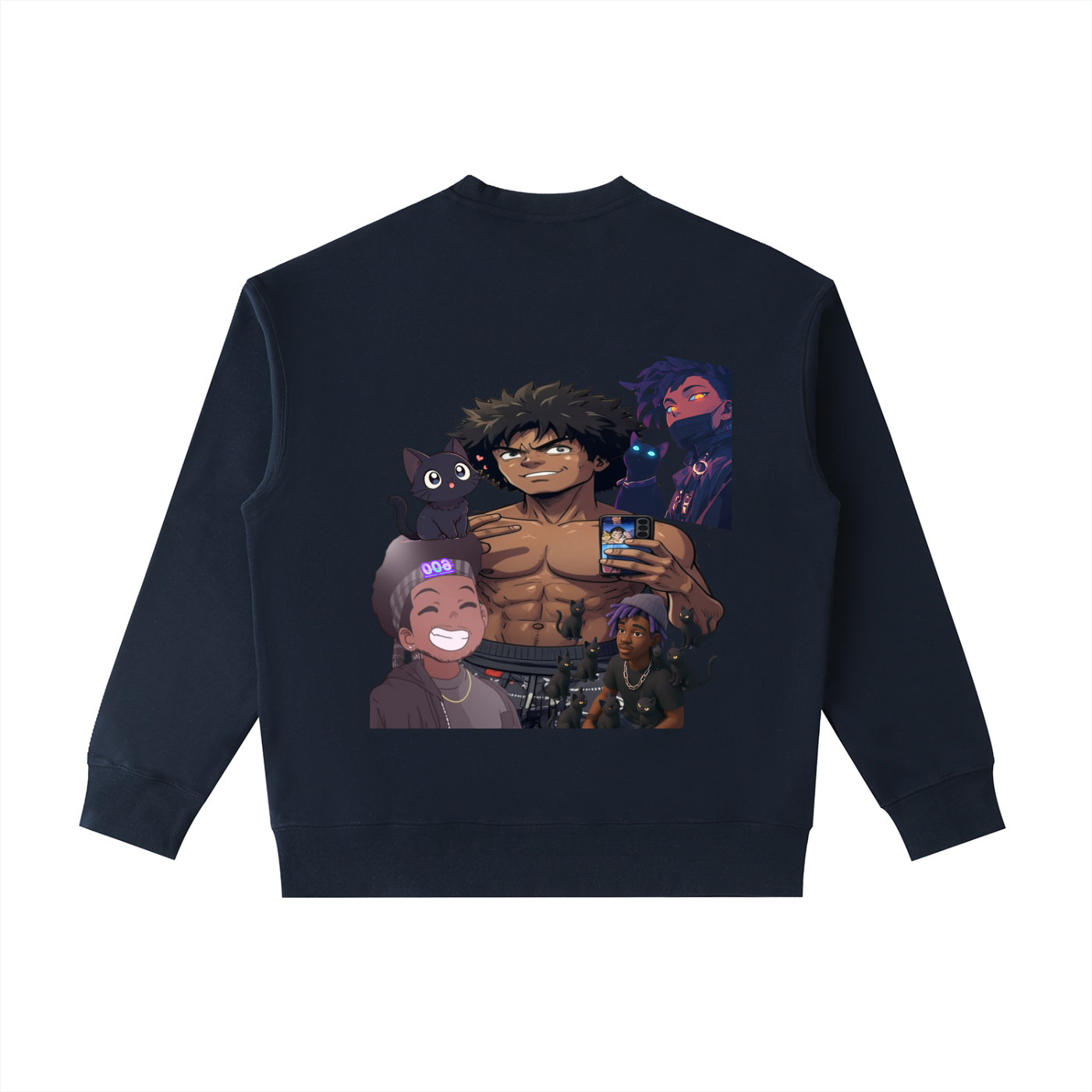 Heavyweight Patch Pocket Crewneck Sweatshirt