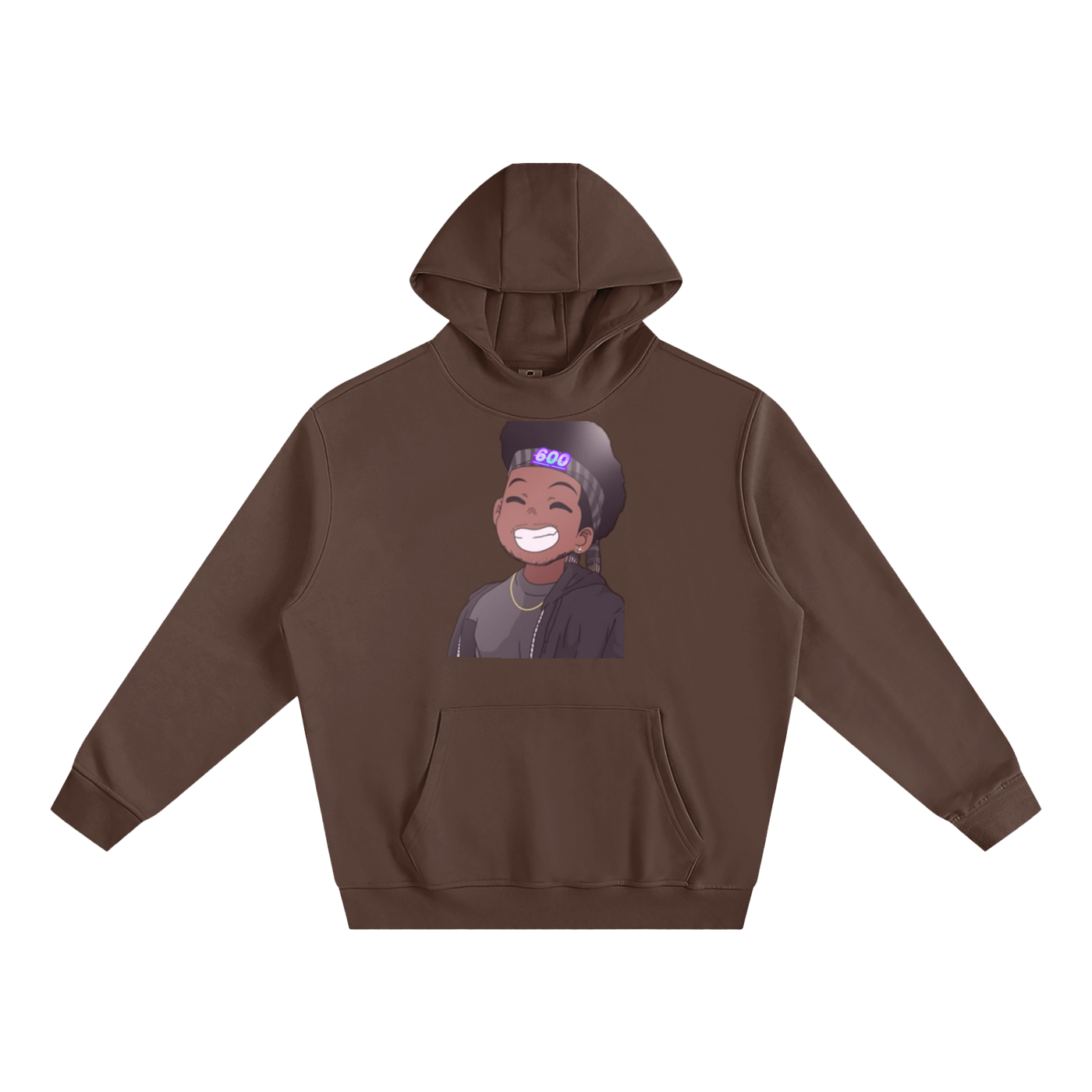 Fleeced High Neck Hoodie