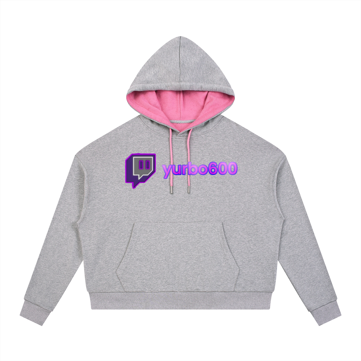 Contrast Drawstring Hoodie