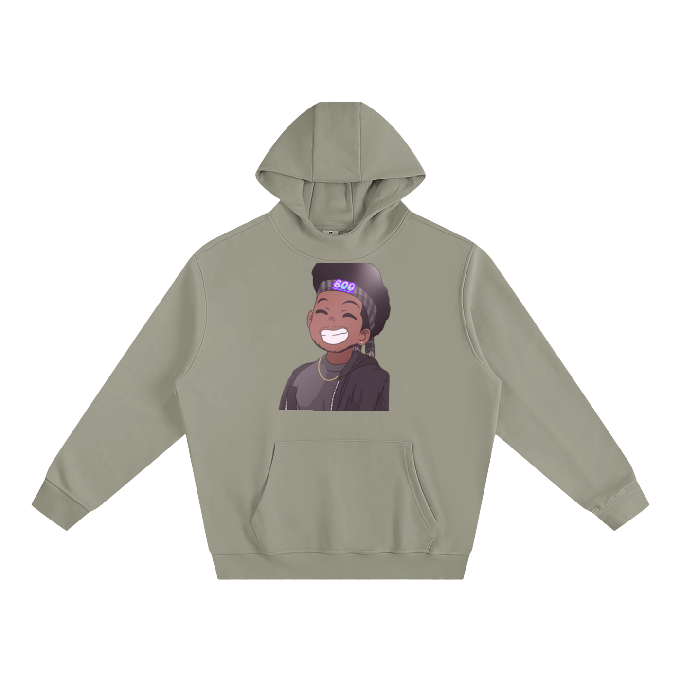 Fleeced High Neck Hoodie